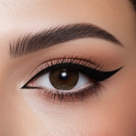 Bella Diamond Brown Shadow colored contact lens