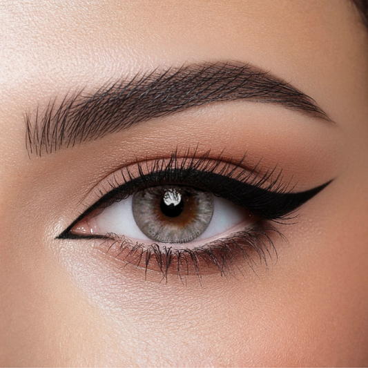 Bella Diamond Silver Mist colored contact lens
