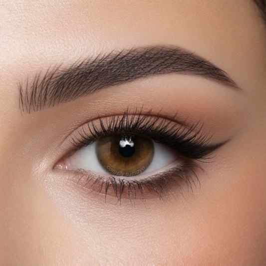 Comfort Hidrocor Golden Honey colored contact lens