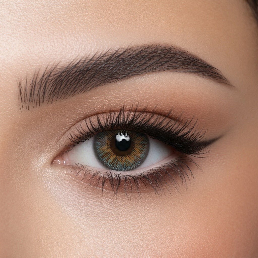 Comfort Rainbow Sky Blue colored contact lens