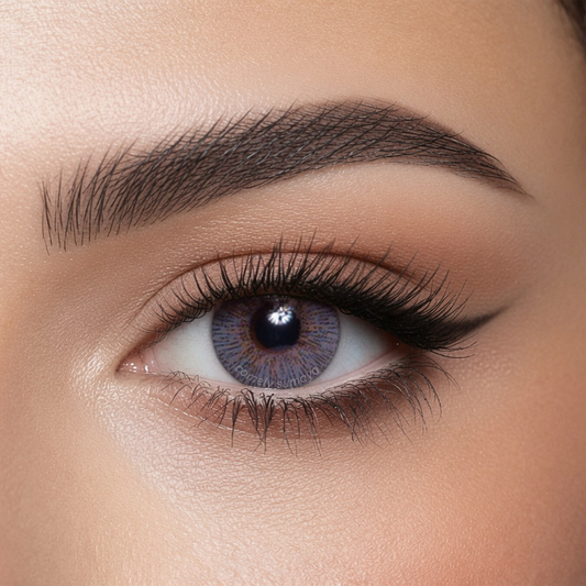 Bella Elite Silky Grey colored contact lens