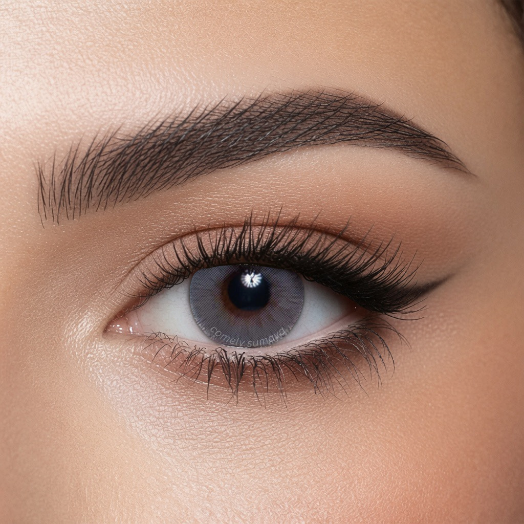 Bella Elite Cloudy Grey colored contact lens