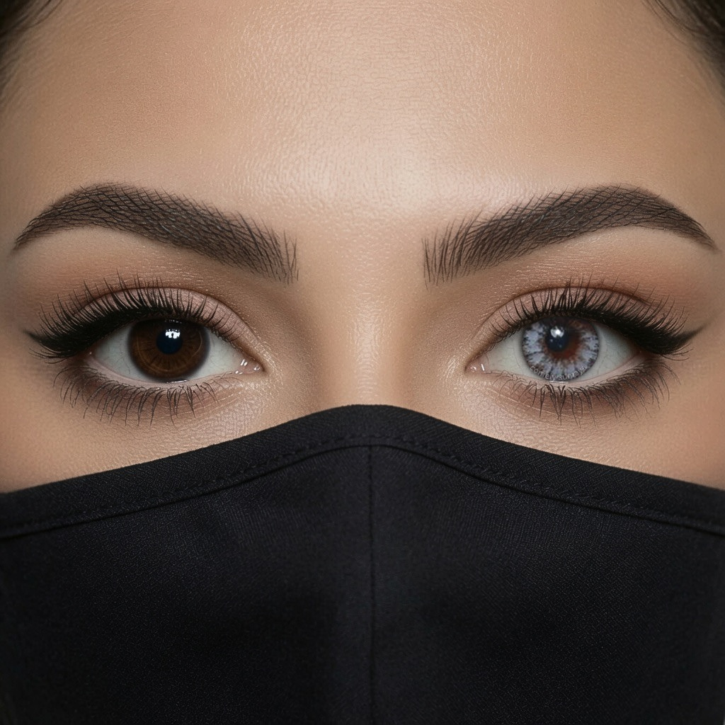 Bella Glow Radiant Grey Color Contact Lenses