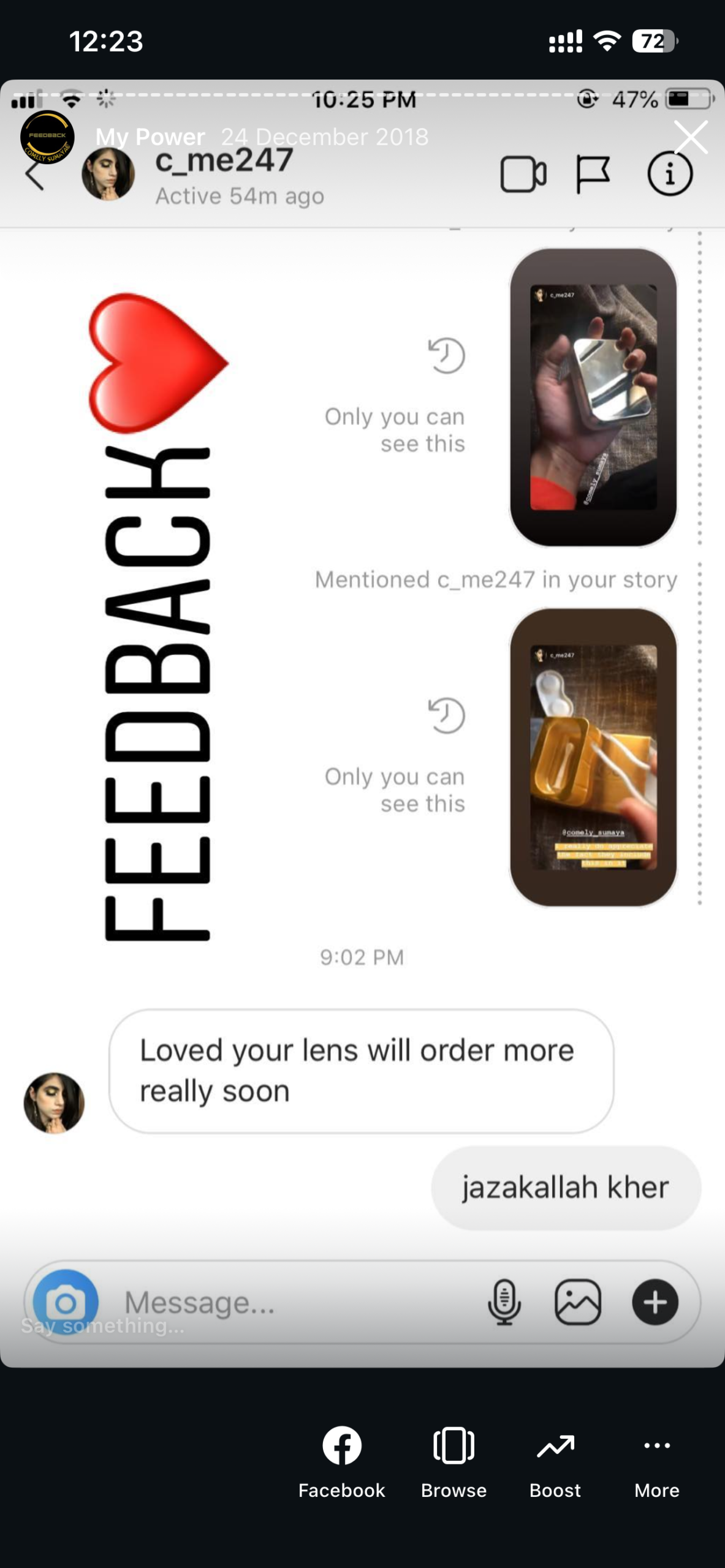 Real customer feedback 16