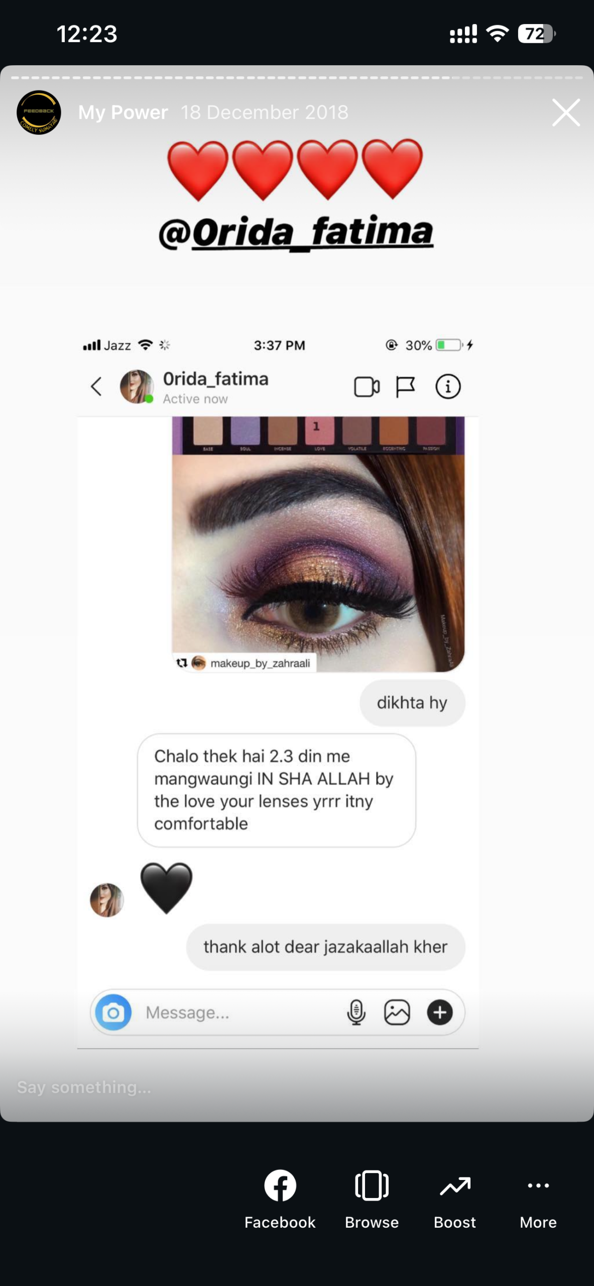 Real customer feedback 18
