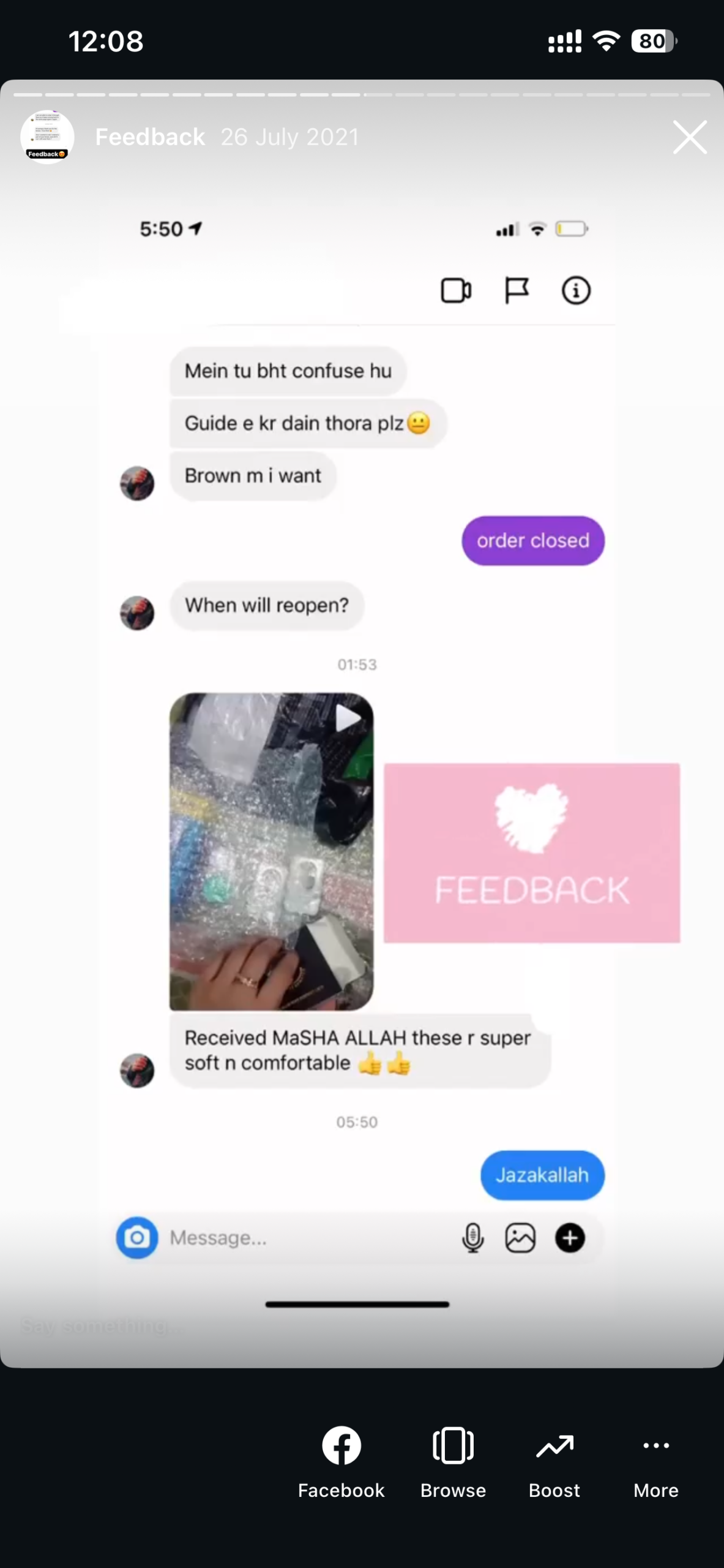Real customer review 8